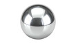 © Alifka - Rendered, reflective metallic sphere with a glossy, polished surface against a black backdrop