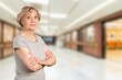 © BillionPhotos.com - Elderly woman in retirement home in positive mood.