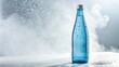 © Владислав Писитко - Refreshing blue water bottle on icy surface with fog
