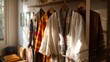 © vectorizer88 - Traditional Habesha Clothing in Modest Home Interior Setting with Natural Light