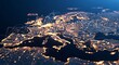 © Avaleart - Illuminated Europe night cityscape with network connections, global communication concept