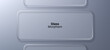 © hiten666 - Glass morphism banner with liquid transparent effect. Creative user interface design concept for website background, abstract backdrop.