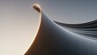 © Ross - Elegant abstract wave minimal background with soft gradient light futuristic 3D curve surface for modern luxury design and branding