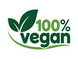 © Gary D. Marlow - Vegan certification logo with green leaf and checkmark, plant-based eco label symbol for organic food packaging, healthy lifestyle branding, natural product badge, and environmentally friendly design