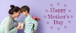 © Pixel-Shot - Banner with little boy greeting his mom on Mother's Day