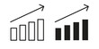 © No - Graph icon. filled flat sign for mobile concept. glyph and line symbols