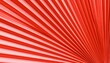 © Ya - An abstract composition showcases radiating linear segments of a vibrant reddish-orange hue, creating a dynamic and textured visual