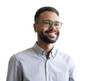 © kite_rin - Handsome smiling young man looking away to copyspace isolated transparent PNG. Joyful cheerful businessman studio shot