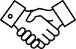 © store of vectore - Handshake icon vector