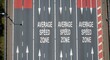 © TITI - Aerial View Of The Roadway Showing Average Speed Zone Marked With Arrows and Text