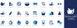 © SokretiRani - Healthy living icon set for healthcare, balance, wellness, meditation, fitness, routine, mental, and biohacking symbols. Solid icon collection.