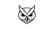 © Mahmudah - Black and White Owl Illustration Design.
