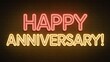 © Rahima Khatun - Happy anniversary neon sign