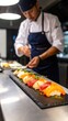 © Corel - Chef sushi prep