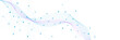 © Alfan Subekti - Abstract connecting dots and lines with colorful wave flow on white background. Molceular structure and genetic engineering. Design for science and technology. Vector