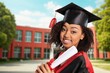 © BillionPhotos.com - Graduation student hold diploma on outdoor background