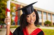 © BillionPhotos.com - Graduation student hold diploma on outdoor background