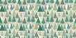© Skyqun - Aesthetic repeating pattern of green triangular trees on a neutral background Vector