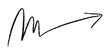 © BEN HDA - hand drawn black arrow png