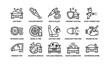 © Cali6ro - Comprehensive car detailing services icons set