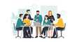 © Jersey - Diverse Group of People Meeting Together.