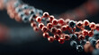 © harip - Nanoscale molecular design illustration, DNA origami workflow, molecular biology research, biotechnology studies, and scientific 3D render concept.