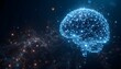 © AL - Digital Brain Network in Space Representing Artificial Intelligence and Technology.