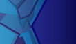 © Gabrieuskal - Fondo abstracto con formas geométricas poligonales en diferentes tonalidades de azul