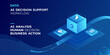 © Lalin - Ai powered decision support system illustrated with a workflow diagram
