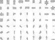 © Halal Artist - Top view isometric people collection in various poses sitting standing and lying down for architectural floor plan rendering and interior design