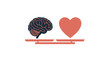 © Ade - Brain and Heart Balance Illustration.