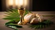 © Adninsha - Maundy thursday symbolism bread and wine communion elements