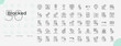 © Madani Pro - Blocked Line Editable Icons set
