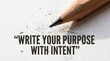 © AmirulDanish - Pencil poised for writing, promoting intention