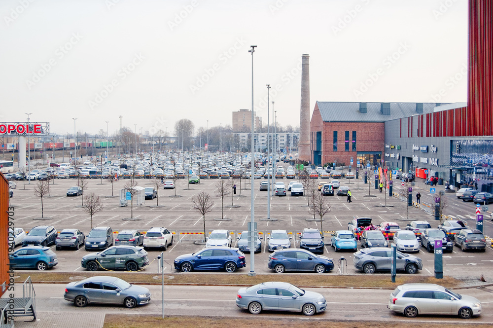 Imax Akropole Riga Riga, Latvia, March 5, 2026: Akropole Shopping Center Riga Stock Photo ...