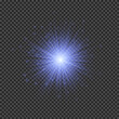 © dniprodd - Light effect of blue lens flares