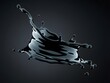 © AR Creation  - A close-up view of a liquid splash with a dark background