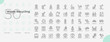 © Madani Pro - Waste Recycling Line Editable Icons set