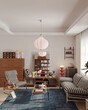 © murattellioglu - 3d render modern living room interior