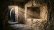 © Marco Mamdouh - The Empty Tomb of Jesus Christ Resurrection Scene Biblical Easter Hope Faith Image