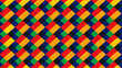 © MonoPixel - Vibrant geometric pattern of colorful rectangles in diagonal layout