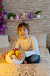 © Tomsickova - Beautiful preschool child, boy, playing with ducklings at home