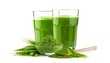 © faki - Nutritious wheatgrass juice for a healthy lifestyle and wellness concept