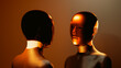 © ADDICTIVE STOCK - AI humanoid robots have a close encounter