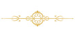 © Natalia - Elegant gold ornamental divider vector, vector