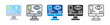 © Iconjam - ad impression icon set multi style various collection