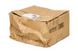 © PerfectPhoto - Damaged shipping box showing package delivery problems
