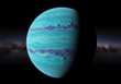 © Daniel - Celestial Body, Turquoise Gas Giant, Space Planet
