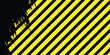 © Ahmad - Abstract grunge background with yellow and black diagonal stripes.