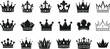 © kaziashabul24 - This versatile vector icon set features a diverse array of crown styles, from classic king and queen emblems to minimalist and modern tiara and coronet designs, making it a trending asset